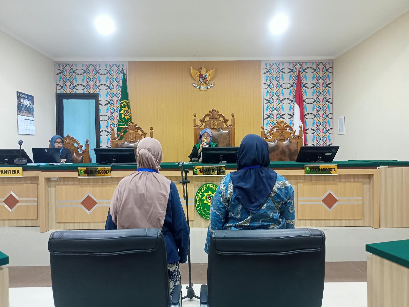 Teleconference dengan PA Surakarta dalam Perkara Penetapan Ahli Waris 2